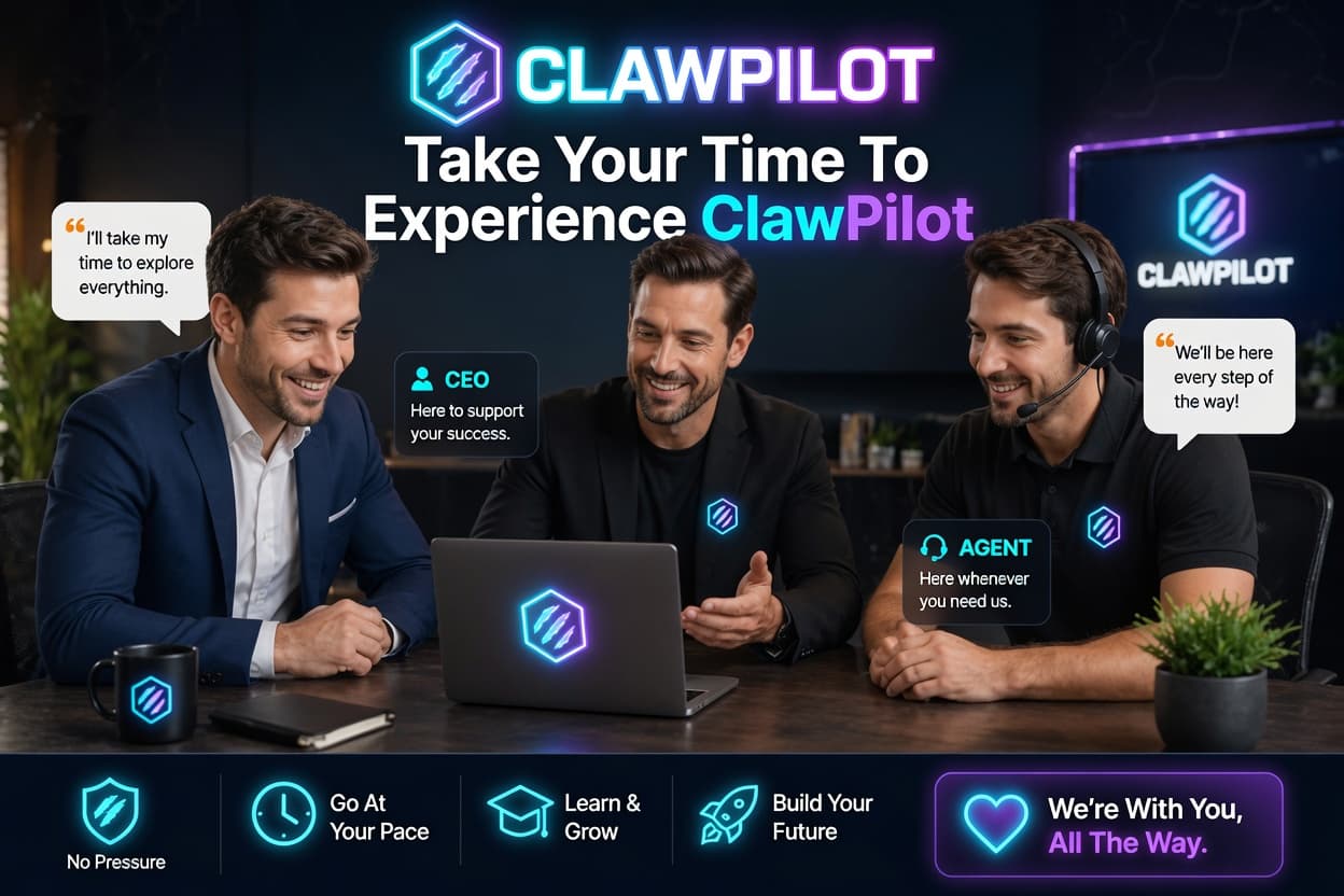 Take Your Time To Experience ClawPilot
